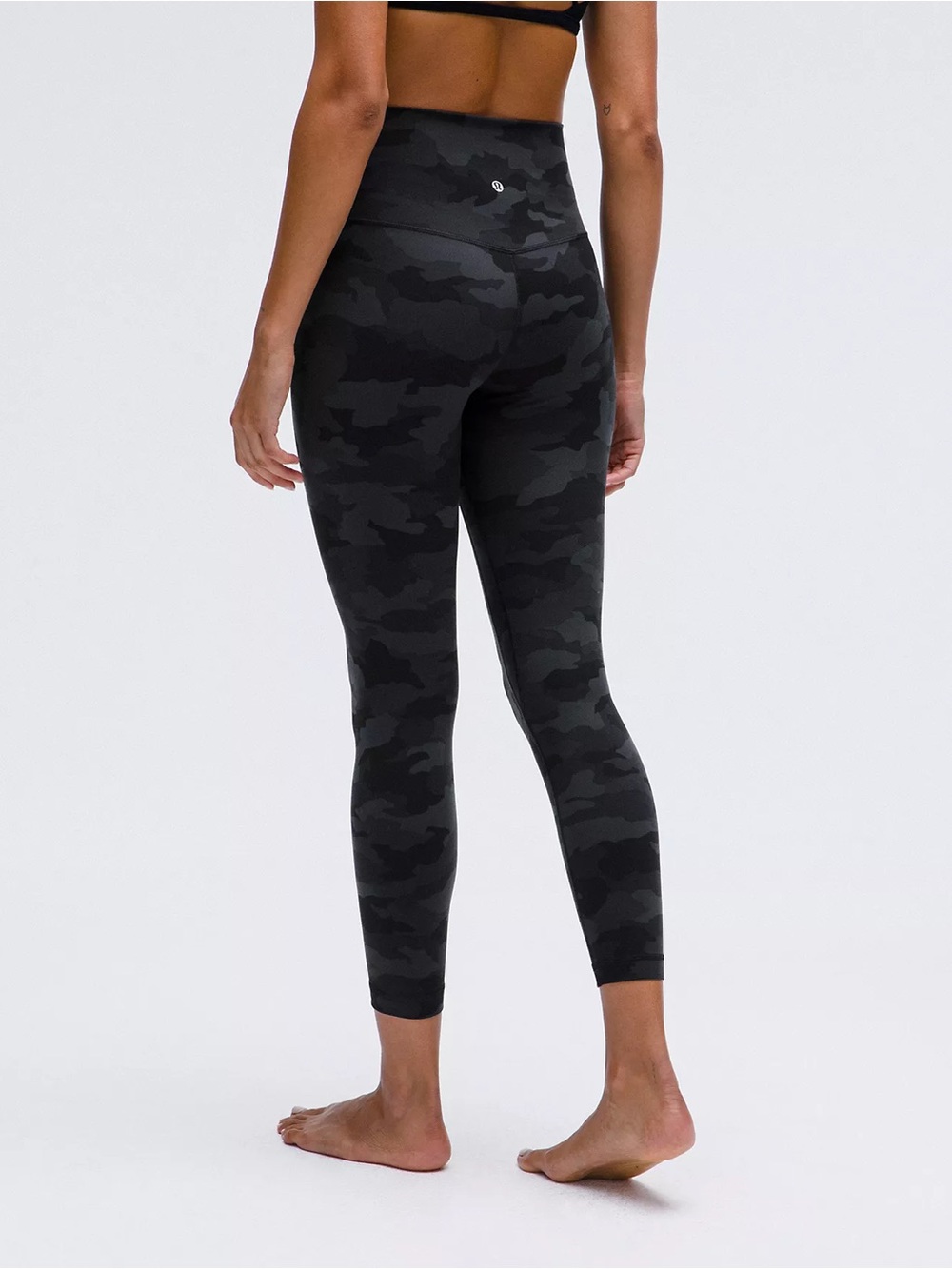 Lululemon Align High Rise Pant 25” Size 12 Incognito Camo Multi Grey Leggings